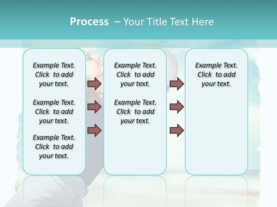 Summer Beach Playful PowerPoint Template