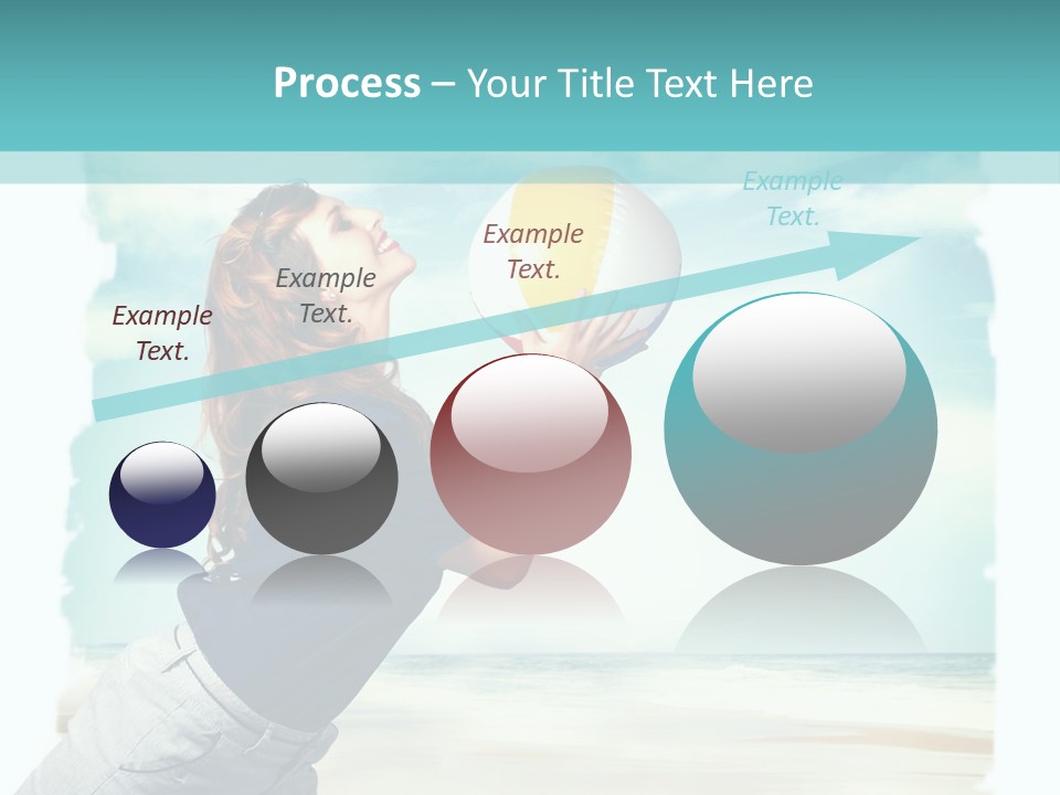 Summer Beach Playful PowerPoint Template