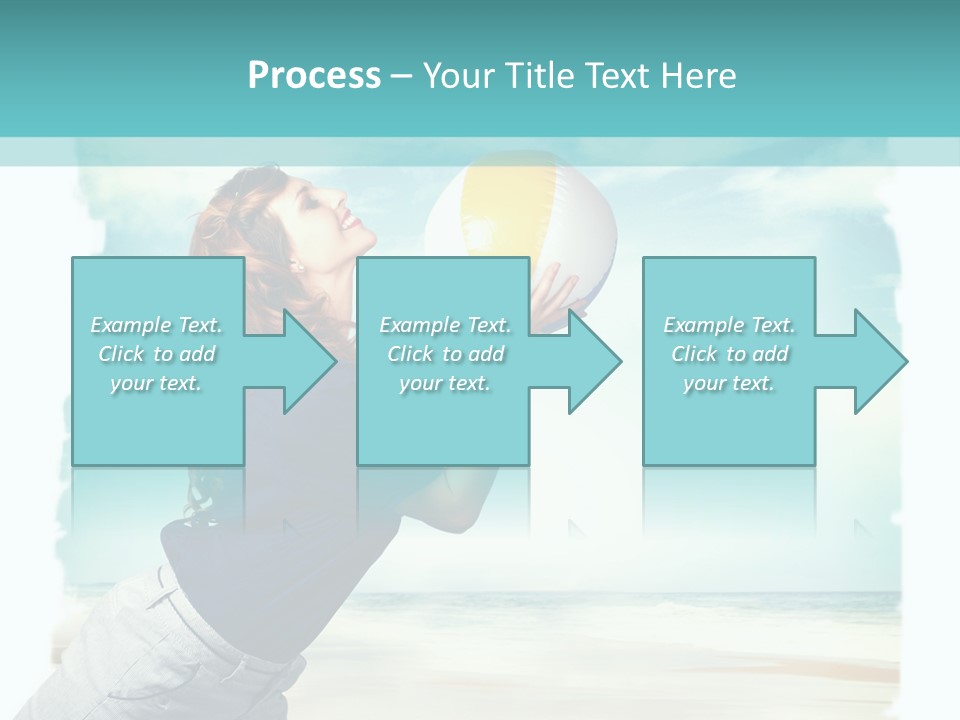 Summer Beach Playful PowerPoint Template