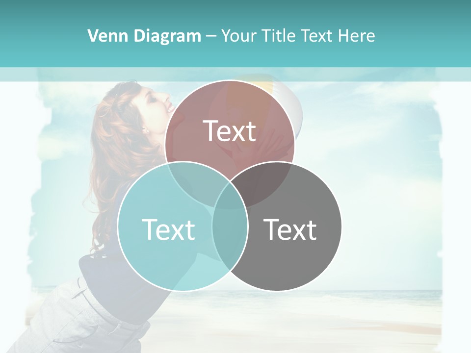 Summer Beach Playful PowerPoint Template