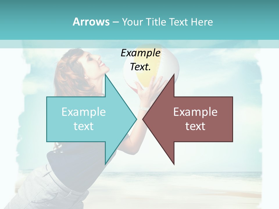 Summer Beach Playful PowerPoint Template