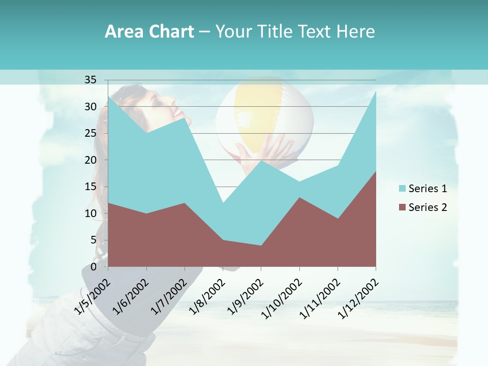 Summer Beach Playful PowerPoint Template