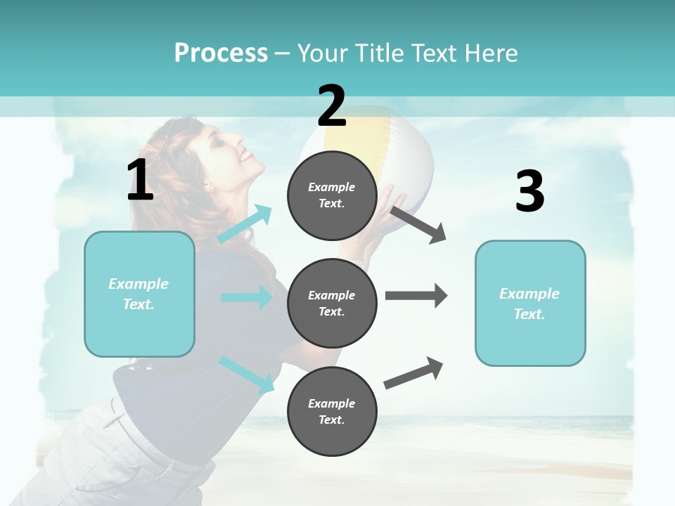 Summer Beach Playful PowerPoint Template