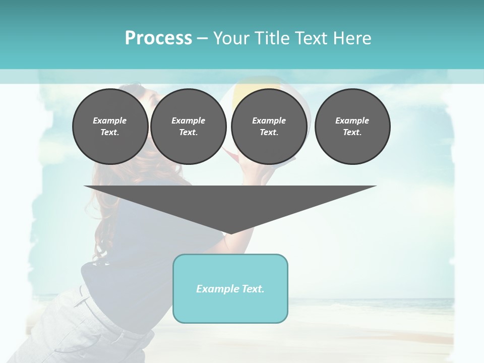 Summer Beach Playful PowerPoint Template