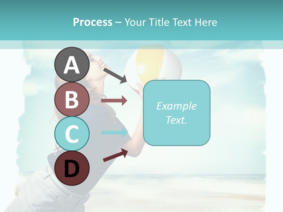 Summer Beach Playful PowerPoint Template