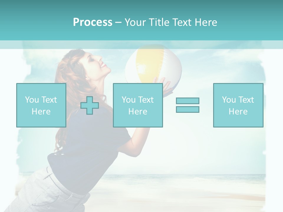 Summer Beach Playful PowerPoint Template