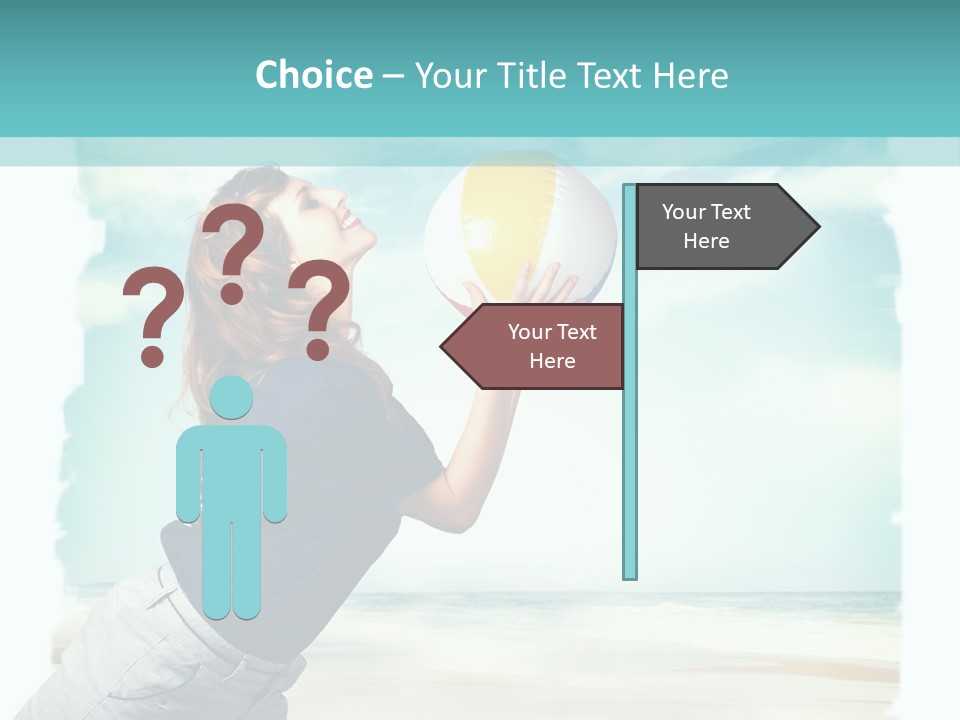 Summer Beach Playful PowerPoint Template