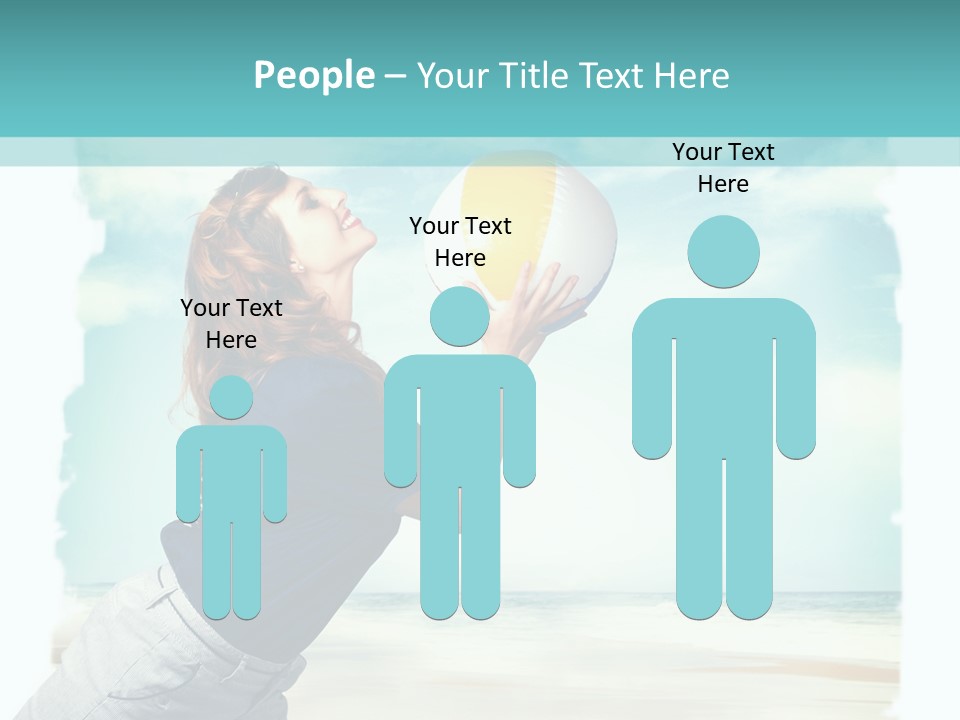 Summer Beach Playful PowerPoint Template