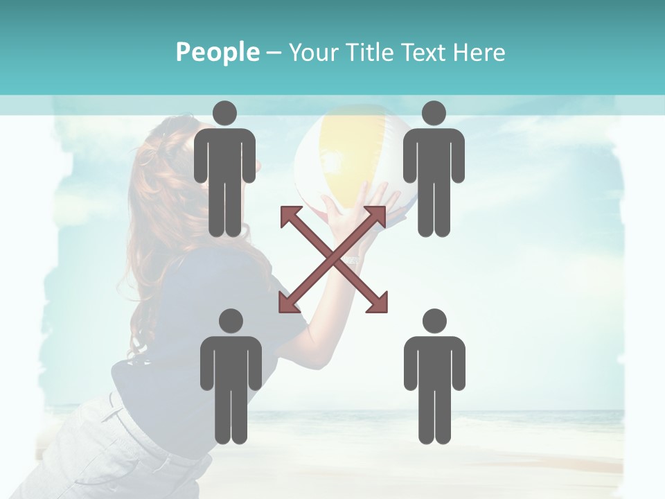 Summer Beach Playful PowerPoint Template