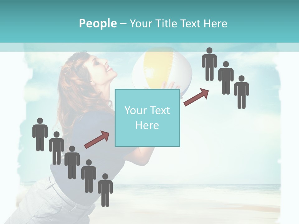 Summer Beach Playful PowerPoint Template