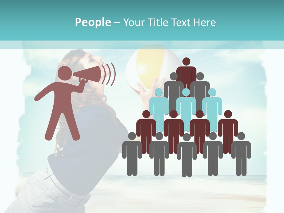 Summer Beach Playful PowerPoint Template