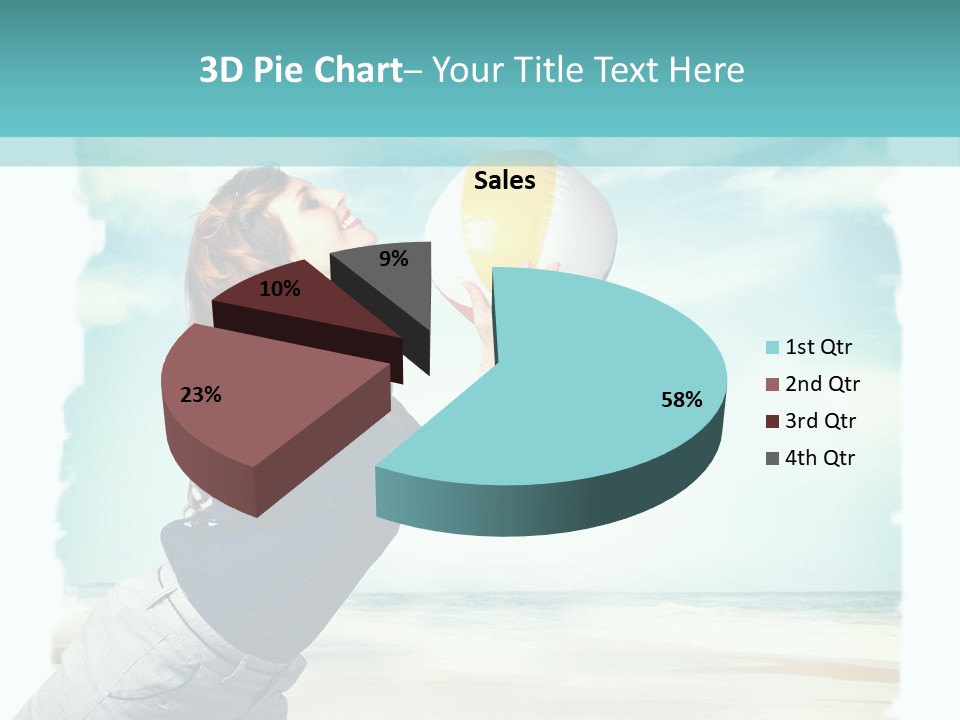 Summer Beach Playful PowerPoint Template