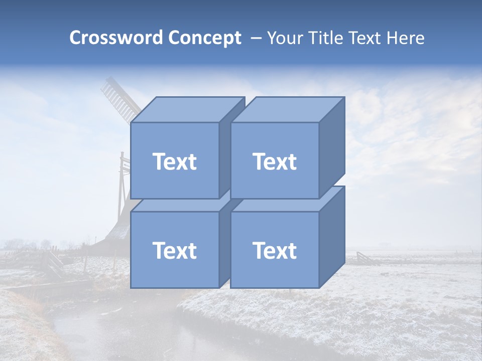 Horizon Meadow Frozen PowerPoint Template