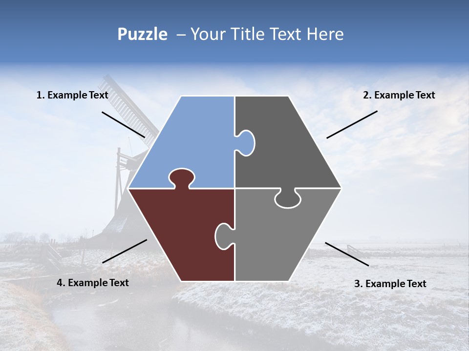 Horizon Meadow Frozen PowerPoint Template