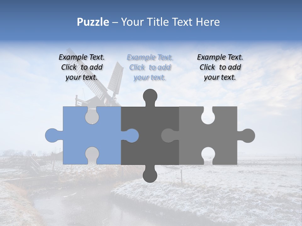 Horizon Meadow Frozen PowerPoint Template