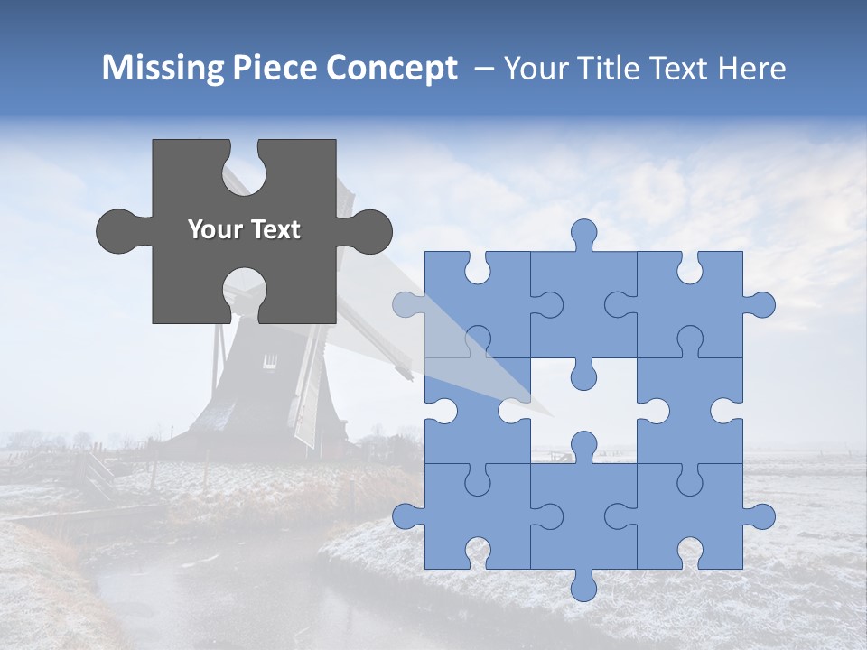 Horizon Meadow Frozen PowerPoint Template