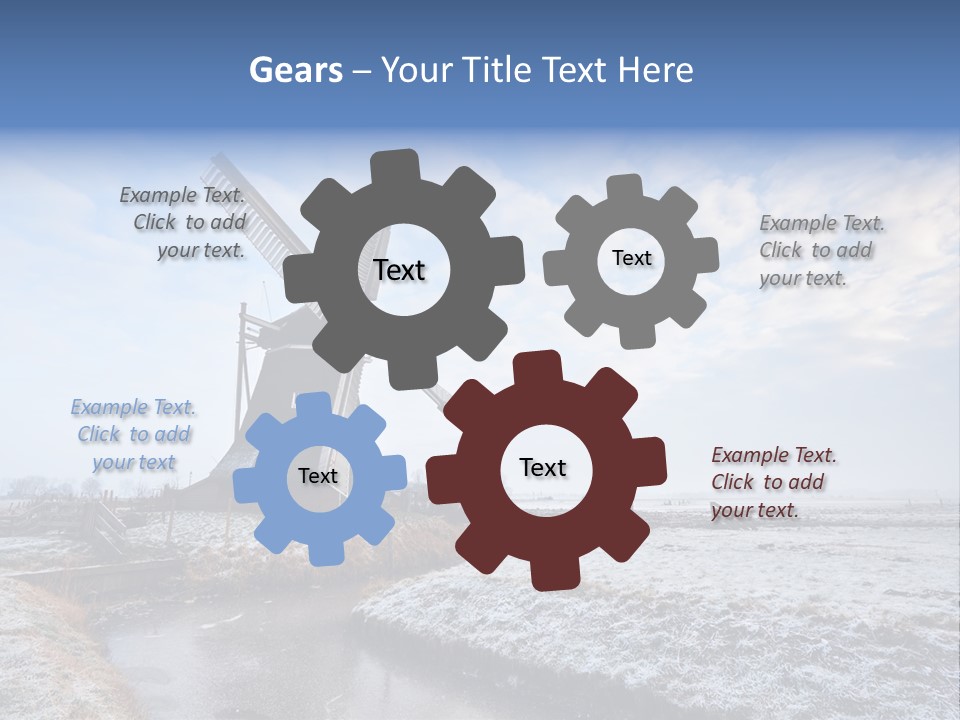 Horizon Meadow Frozen PowerPoint Template