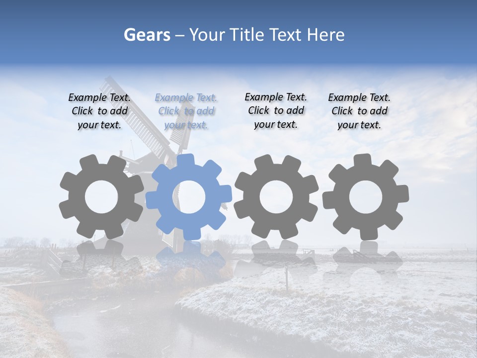 Horizon Meadow Frozen PowerPoint Template