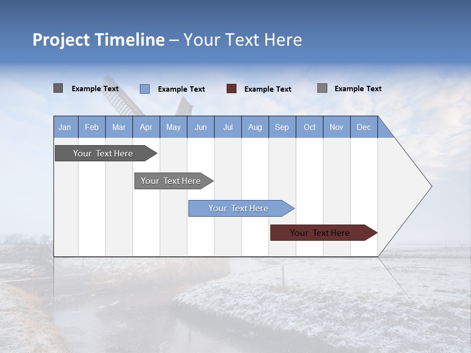 Horizon Meadow Frozen PowerPoint Template