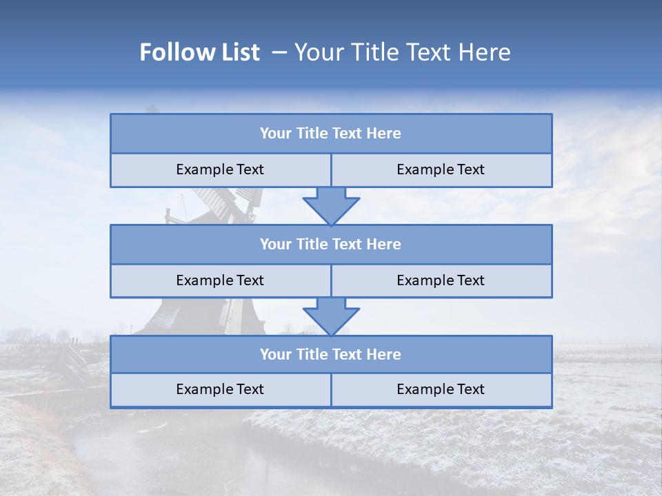 Horizon Meadow Frozen PowerPoint Template