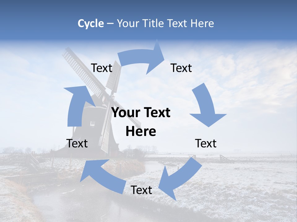 Horizon Meadow Frozen PowerPoint Template