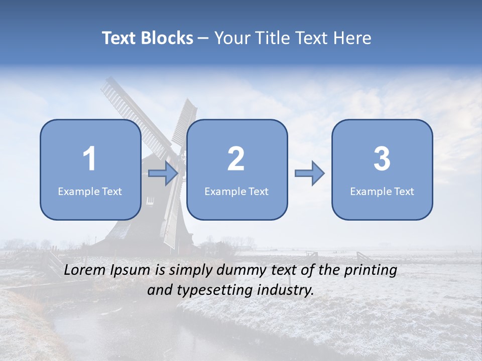 Horizon Meadow Frozen PowerPoint Template