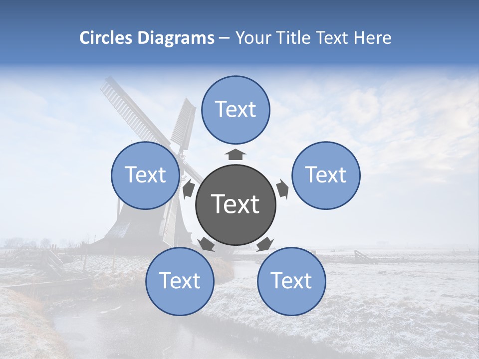 Horizon Meadow Frozen PowerPoint Template