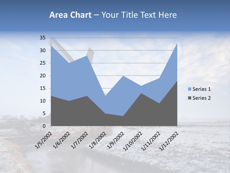 Horizon Meadow Frozen PowerPoint Template