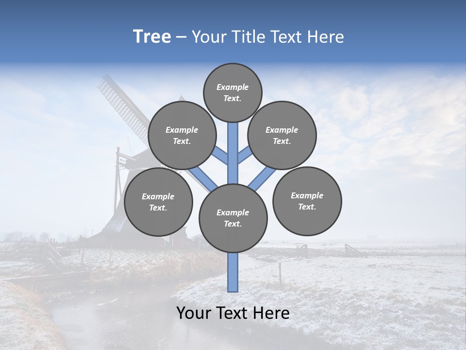 Horizon Meadow Frozen PowerPoint Template