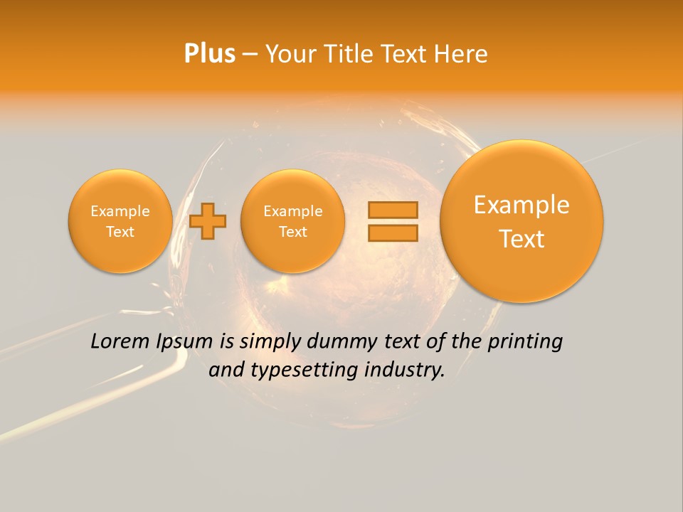 Technique Lab Ovulation PowerPoint Template