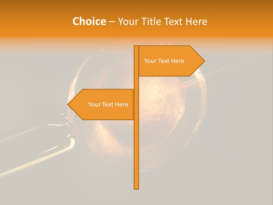 Technique Lab Ovulation PowerPoint Template