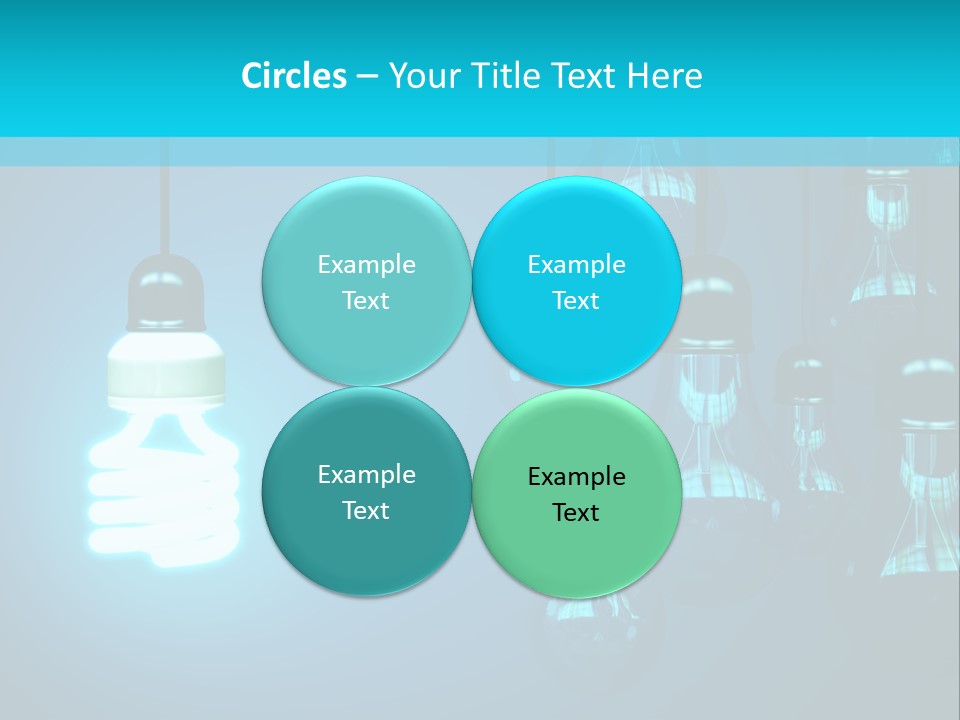 Object Economical Bulb PowerPoint Template
