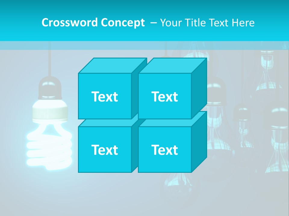 Object Economical Bulb PowerPoint Template