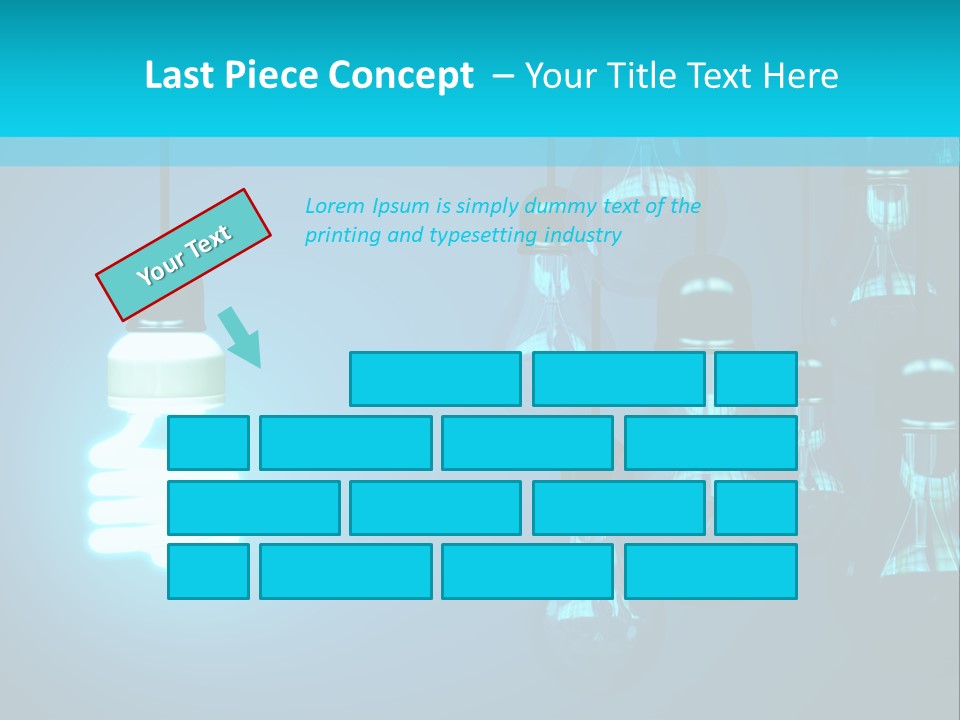Object Economical Bulb PowerPoint Template
