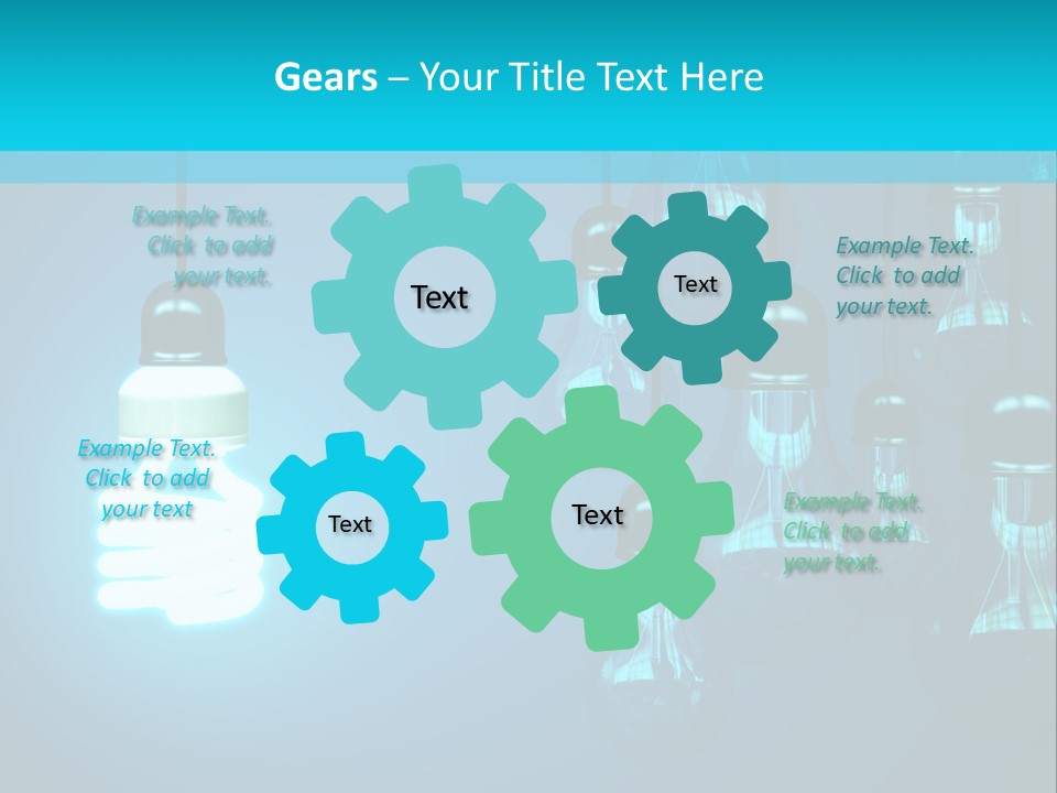 Object Economical Bulb PowerPoint Template