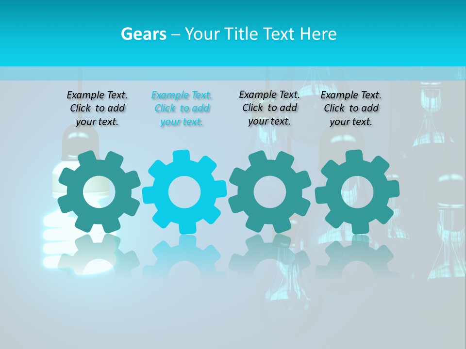 Object Economical Bulb PowerPoint Template