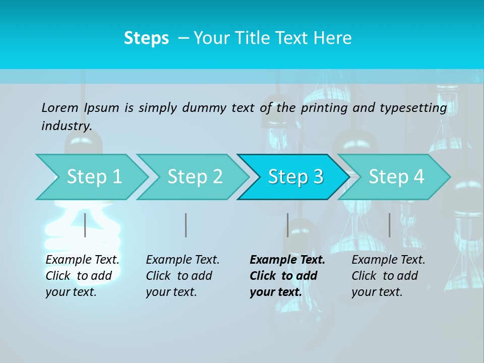 Object Economical Bulb PowerPoint Template