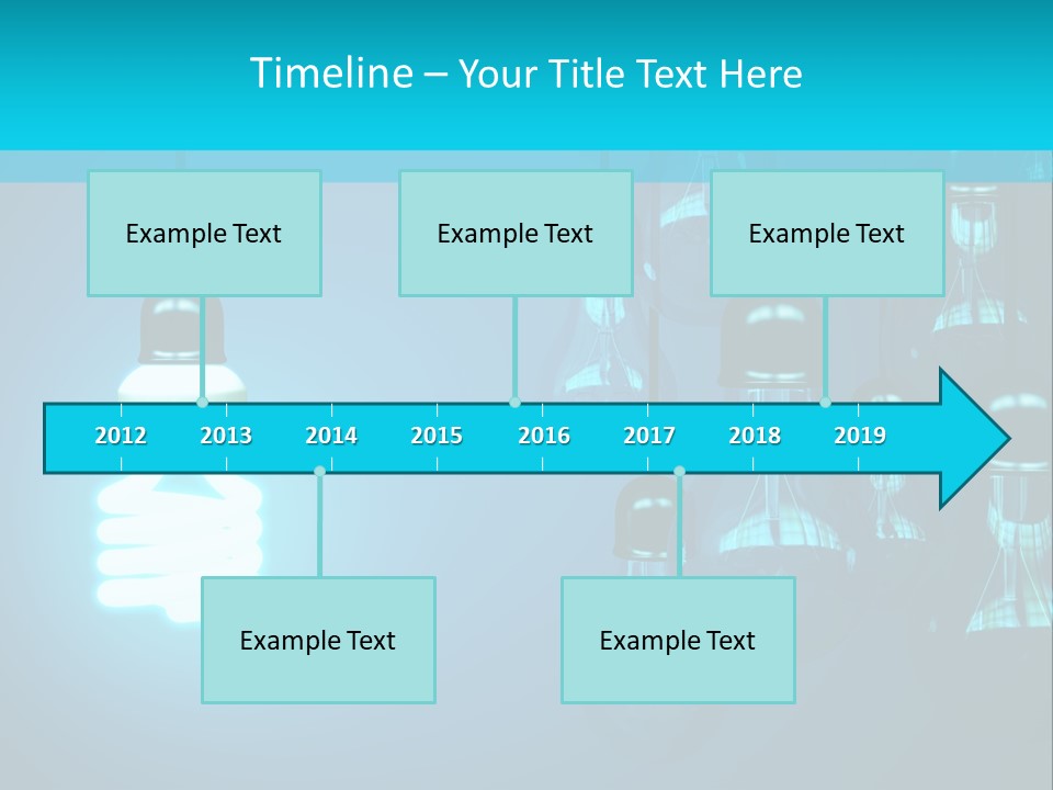 Object Economical Bulb PowerPoint Template