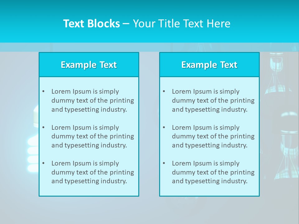 Object Economical Bulb PowerPoint Template