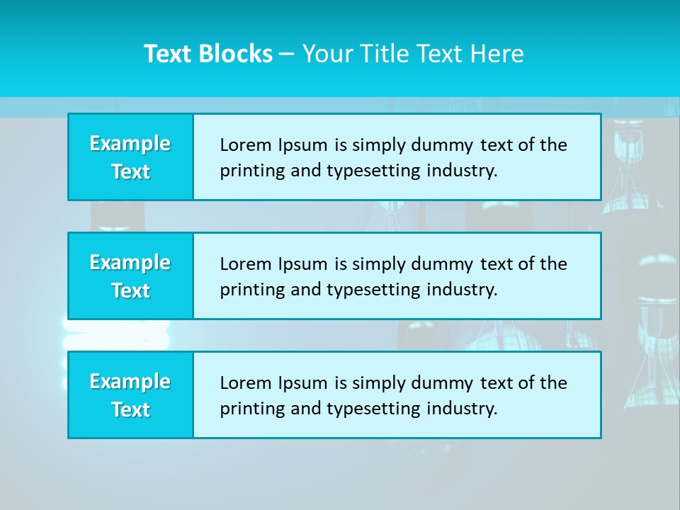 Object Economical Bulb PowerPoint Template