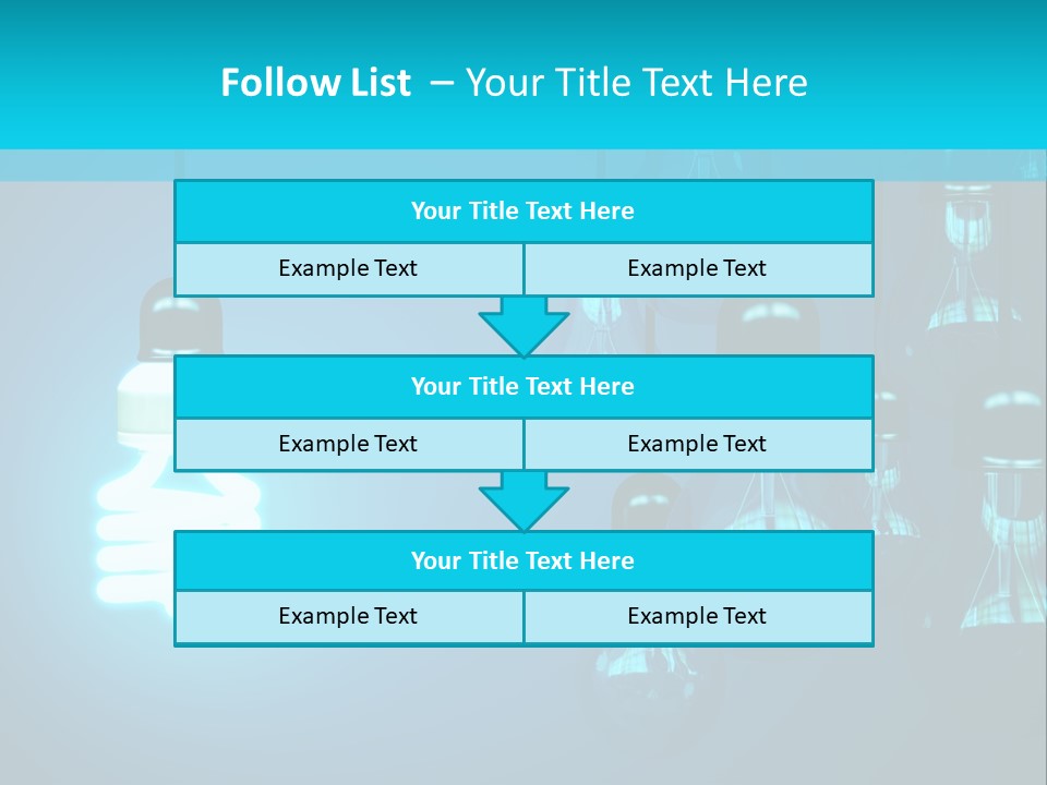 Object Economical Bulb PowerPoint Template
