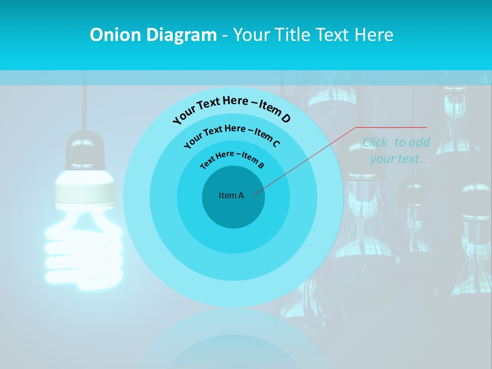 Object Economical Bulb PowerPoint Template