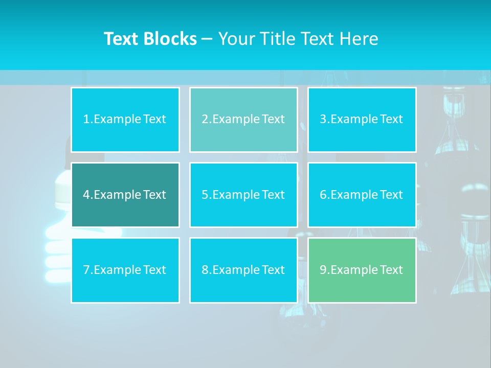 Object Economical Bulb PowerPoint Template