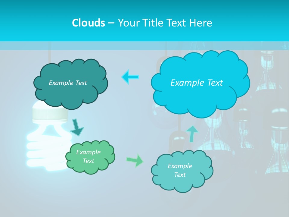 Object Economical Bulb PowerPoint Template