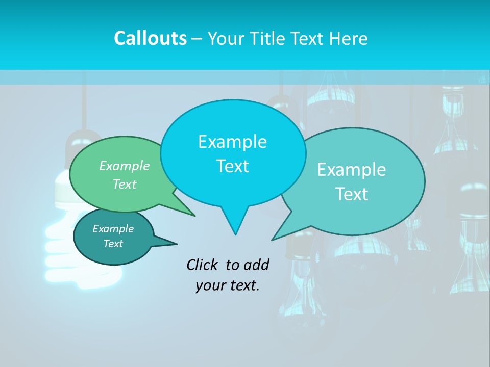 Object Economical Bulb PowerPoint Template