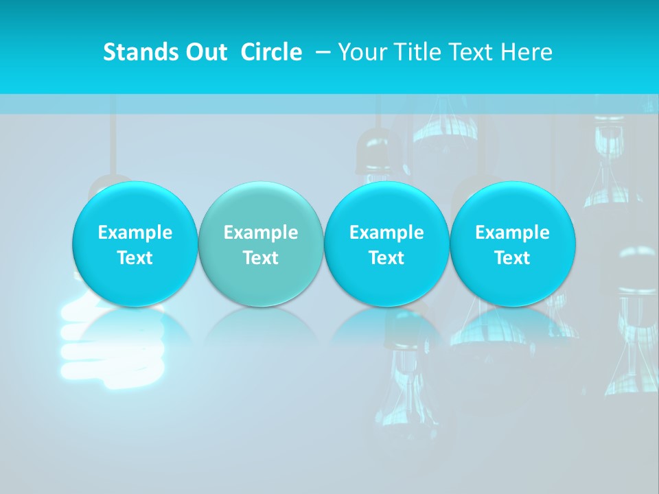 Object Economical Bulb PowerPoint Template