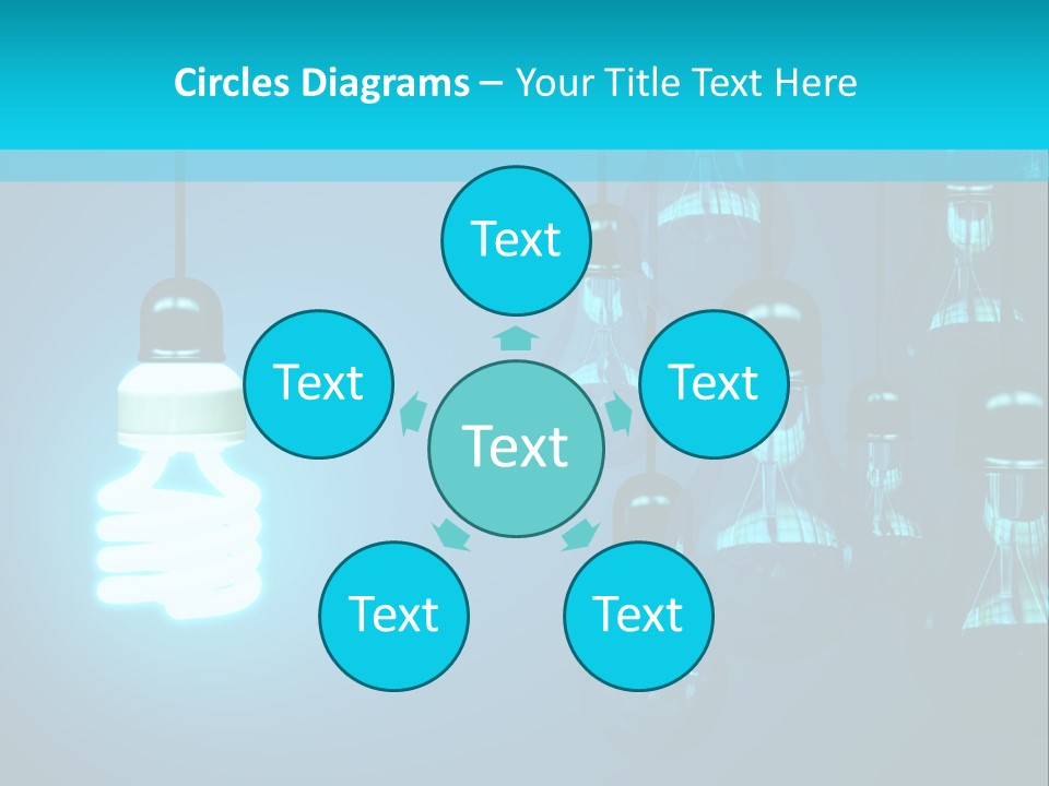 Object Economical Bulb PowerPoint Template