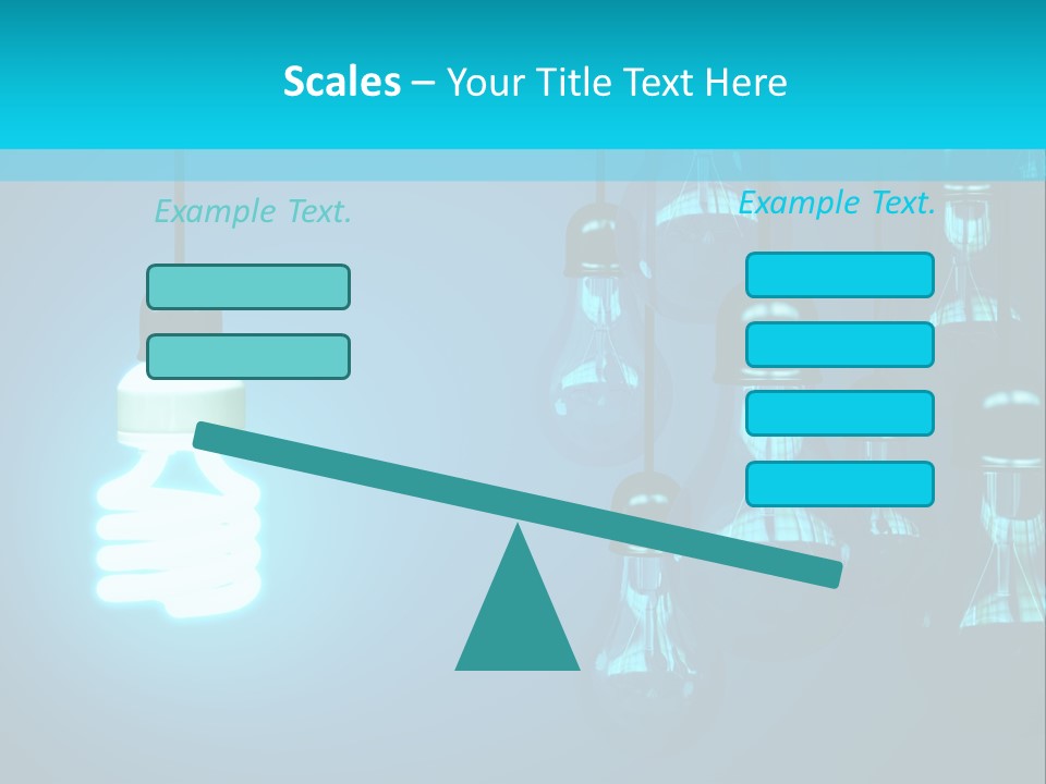 Object Economical Bulb PowerPoint Template