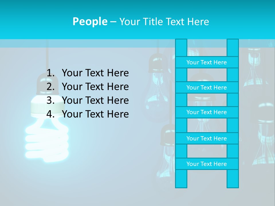 Object Economical Bulb PowerPoint Template