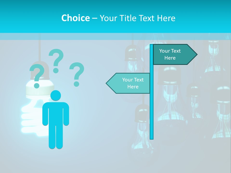 Object Economical Bulb PowerPoint Template